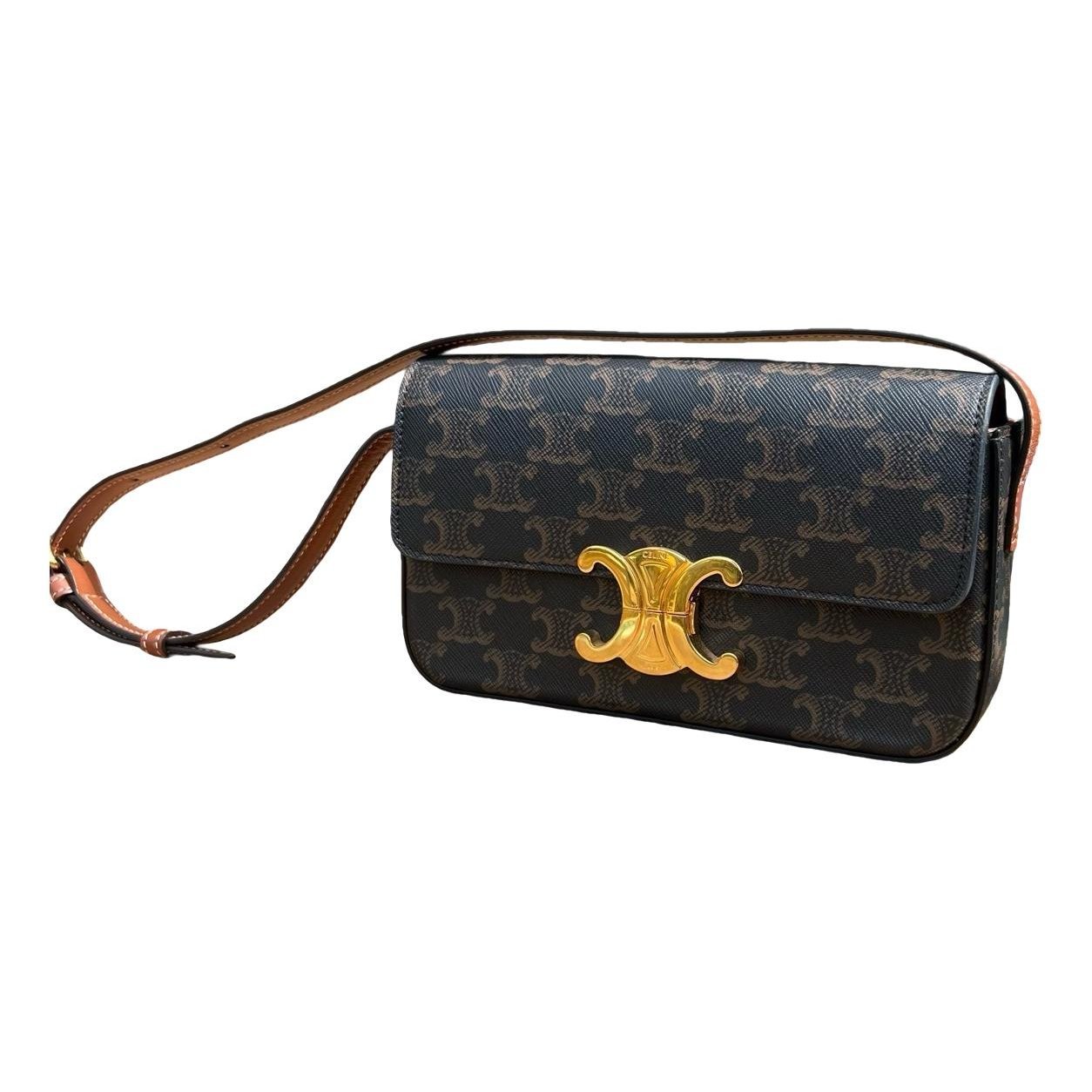 Triomphe Long leather handbag