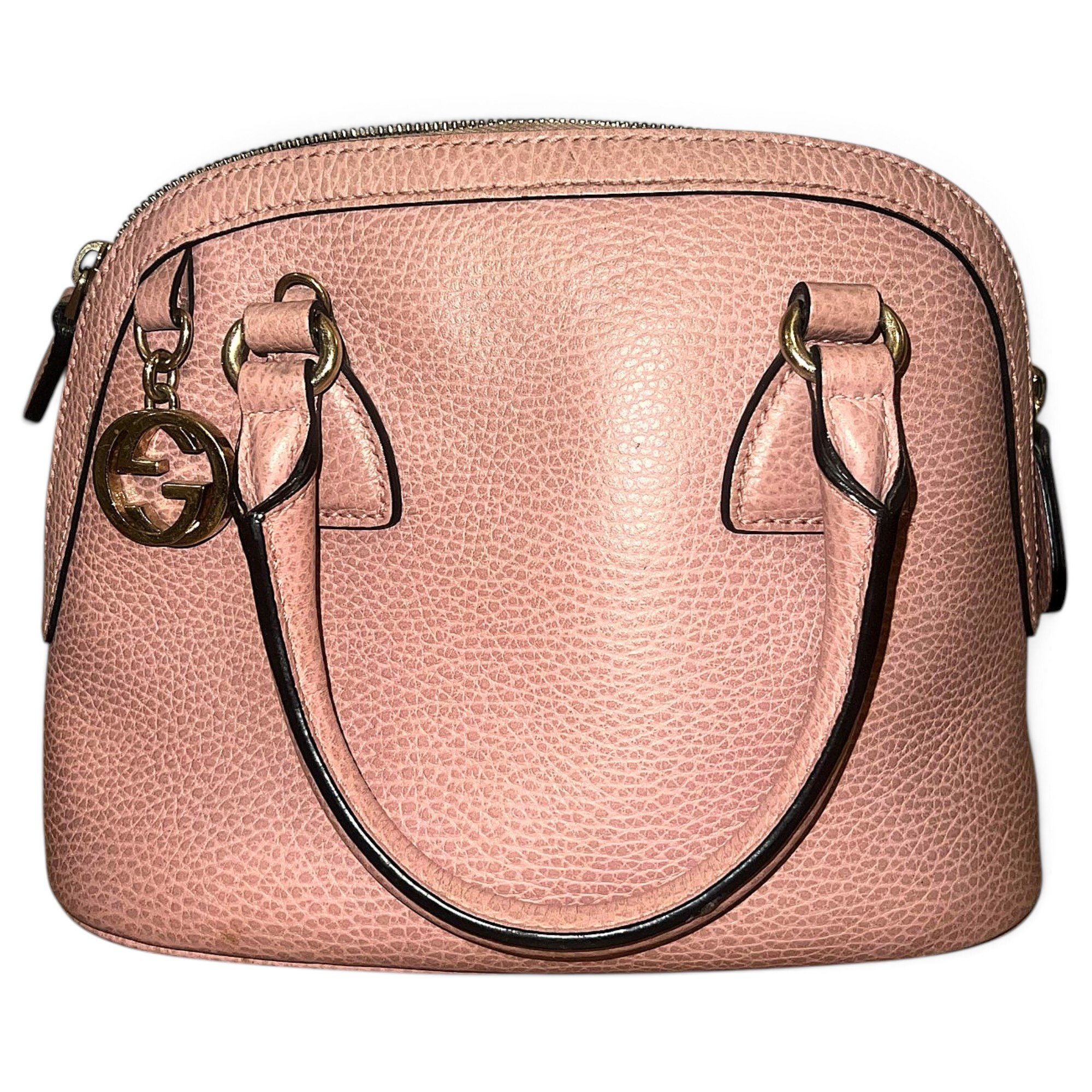 Ophidia Dome leather handbag