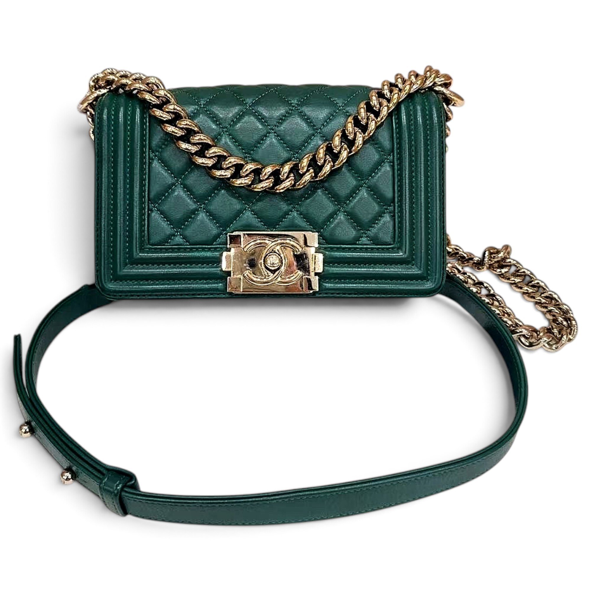 Boy leather crossbody bag