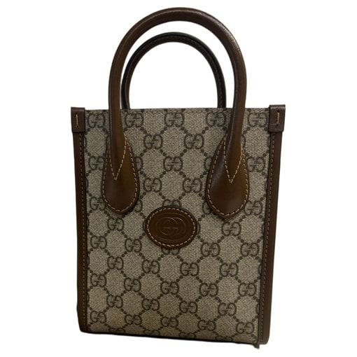 Leather tote