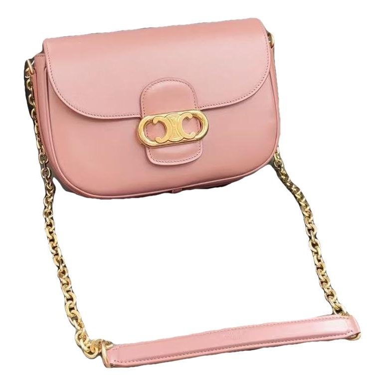 Triomphe Maillon Chain leather handbag