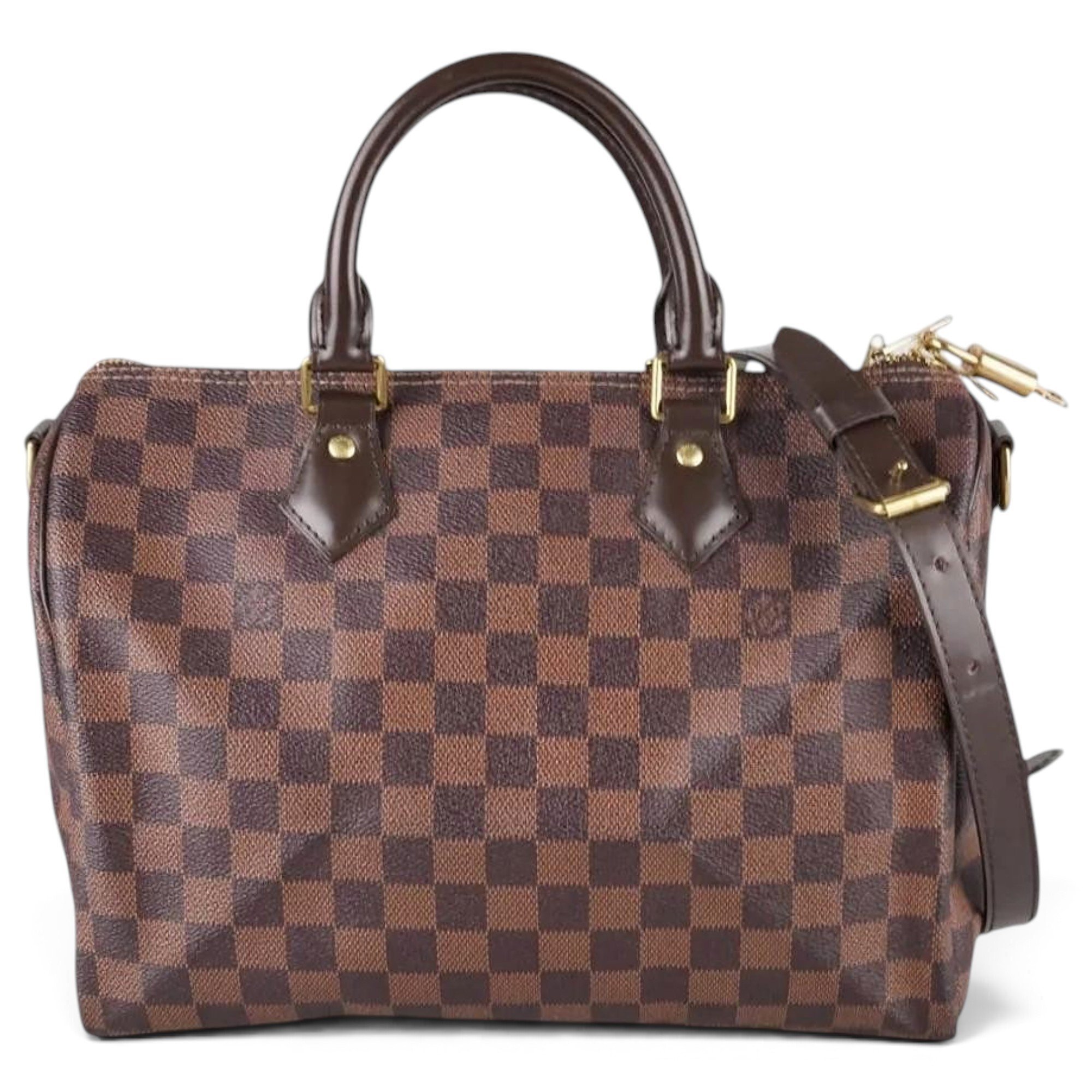 Louis Vuitton Speedy Bandoulière cloth crossbody bag