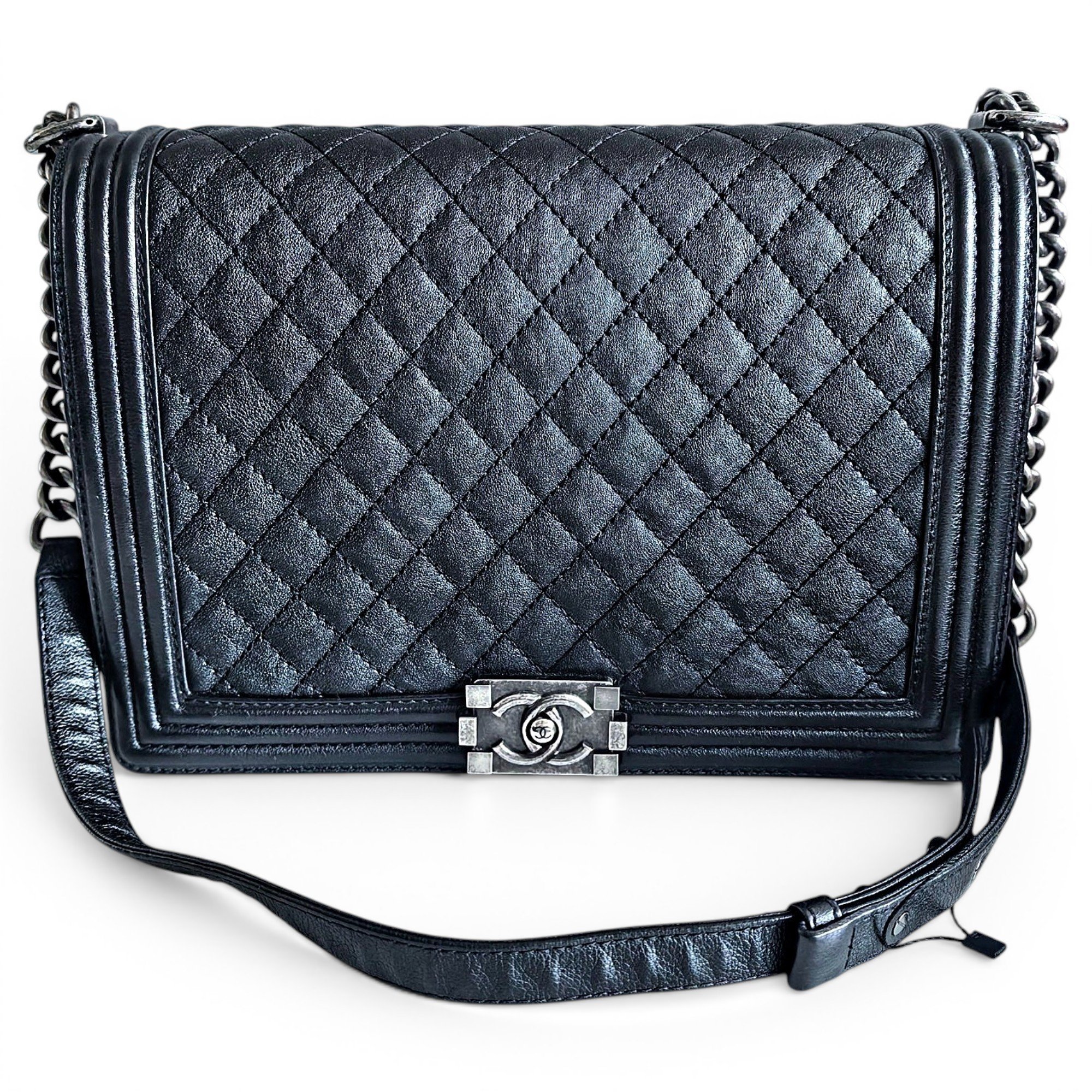 Boy leather crossbody bag