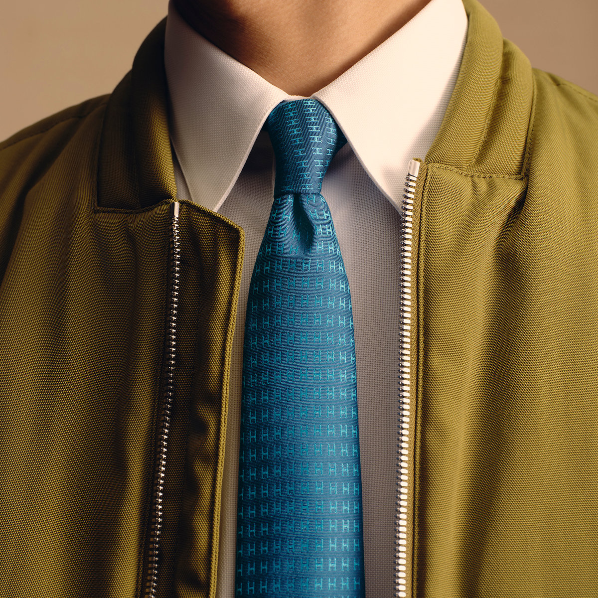 Faconnee H Bicolore Tie