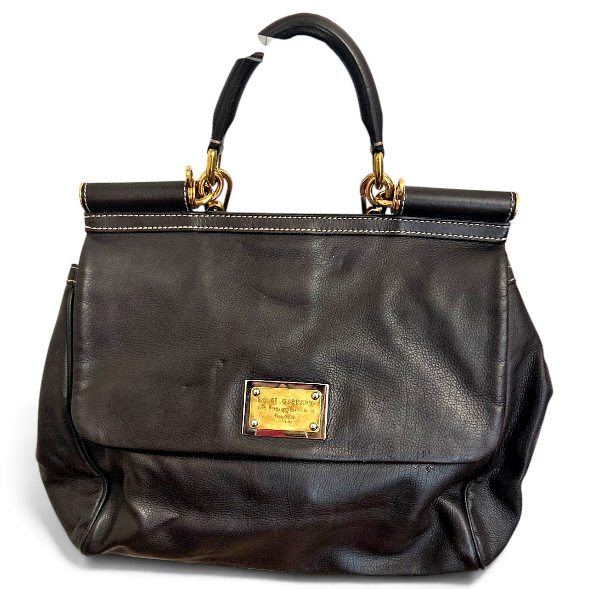 Dolce & Gabbana Grandma leather handbag
