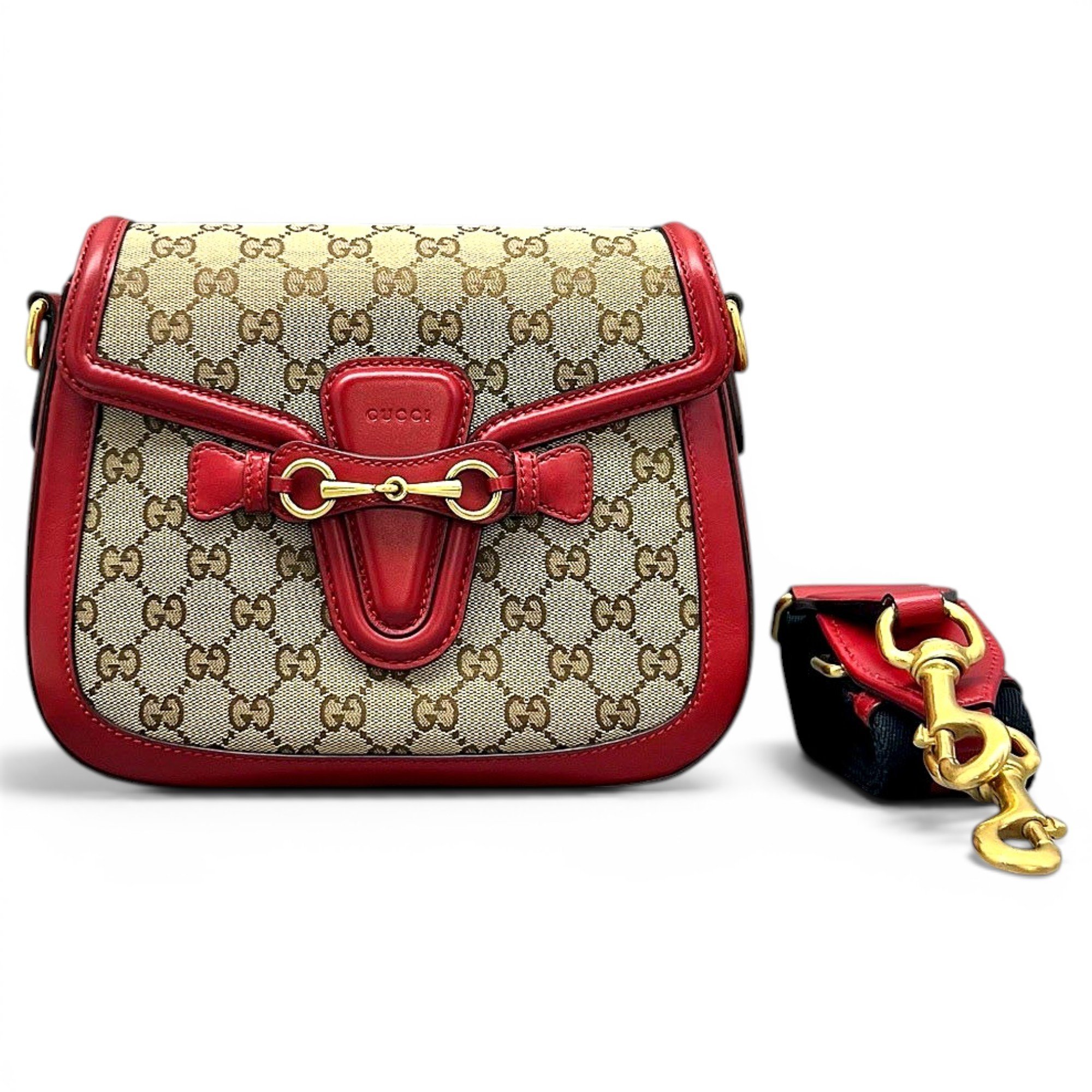 Lady Web leather handbag