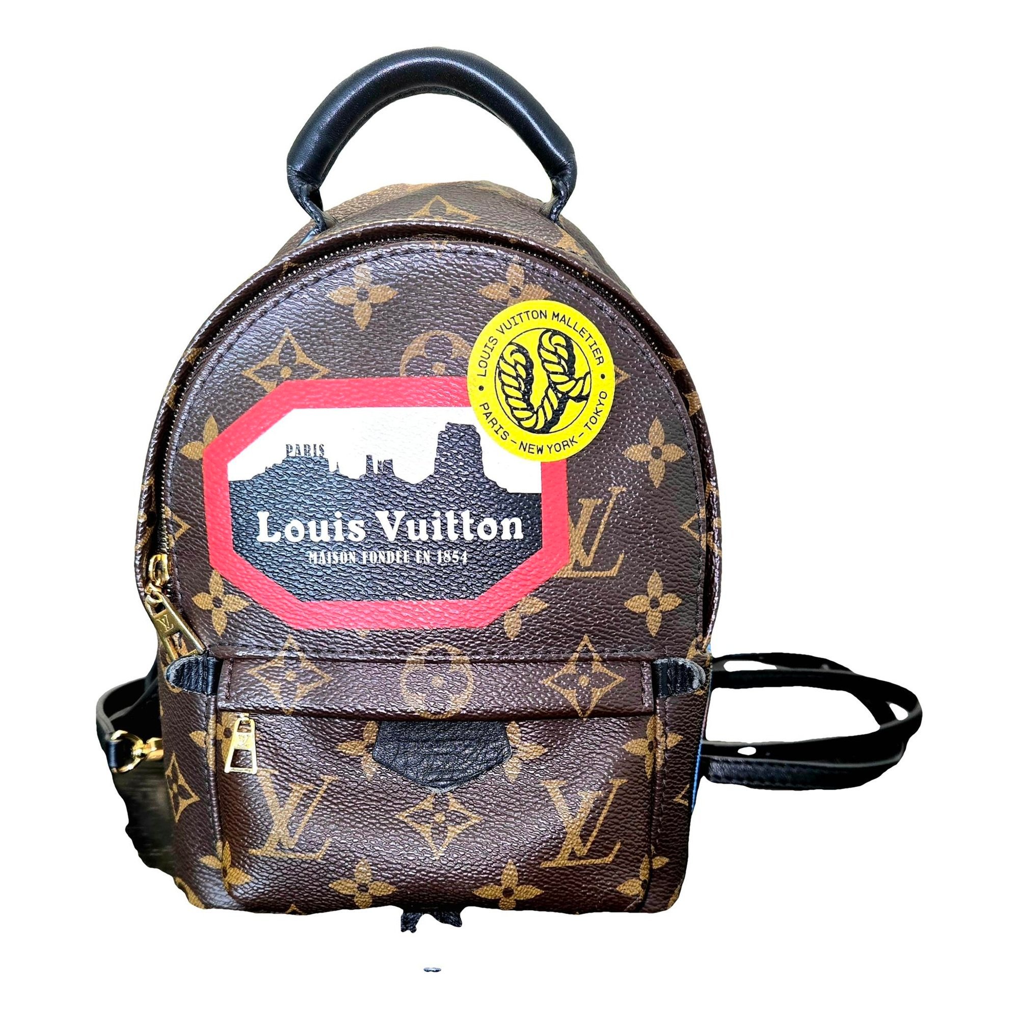 Palm Springs leather backpack