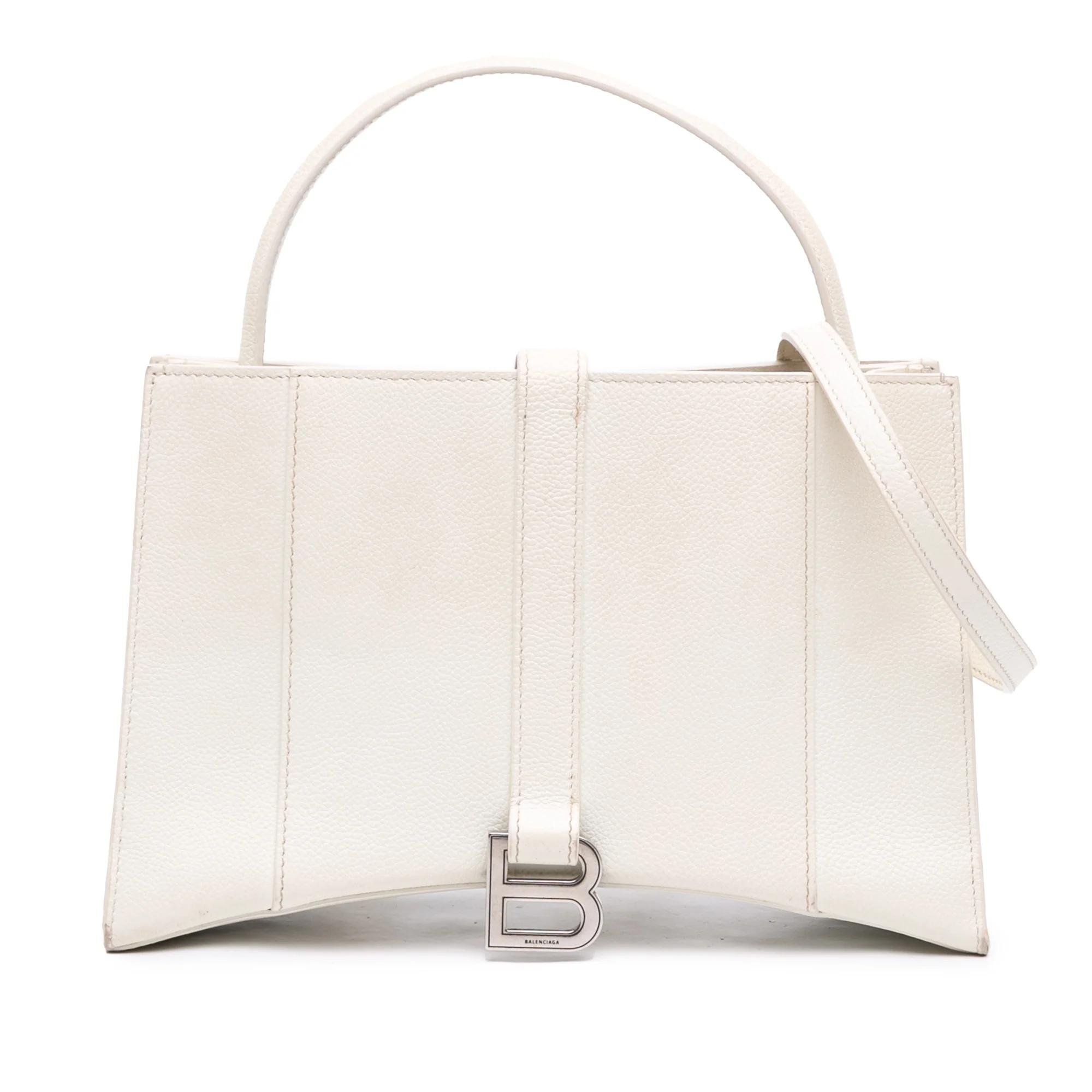 Hourglass pony-style calfskin handbag