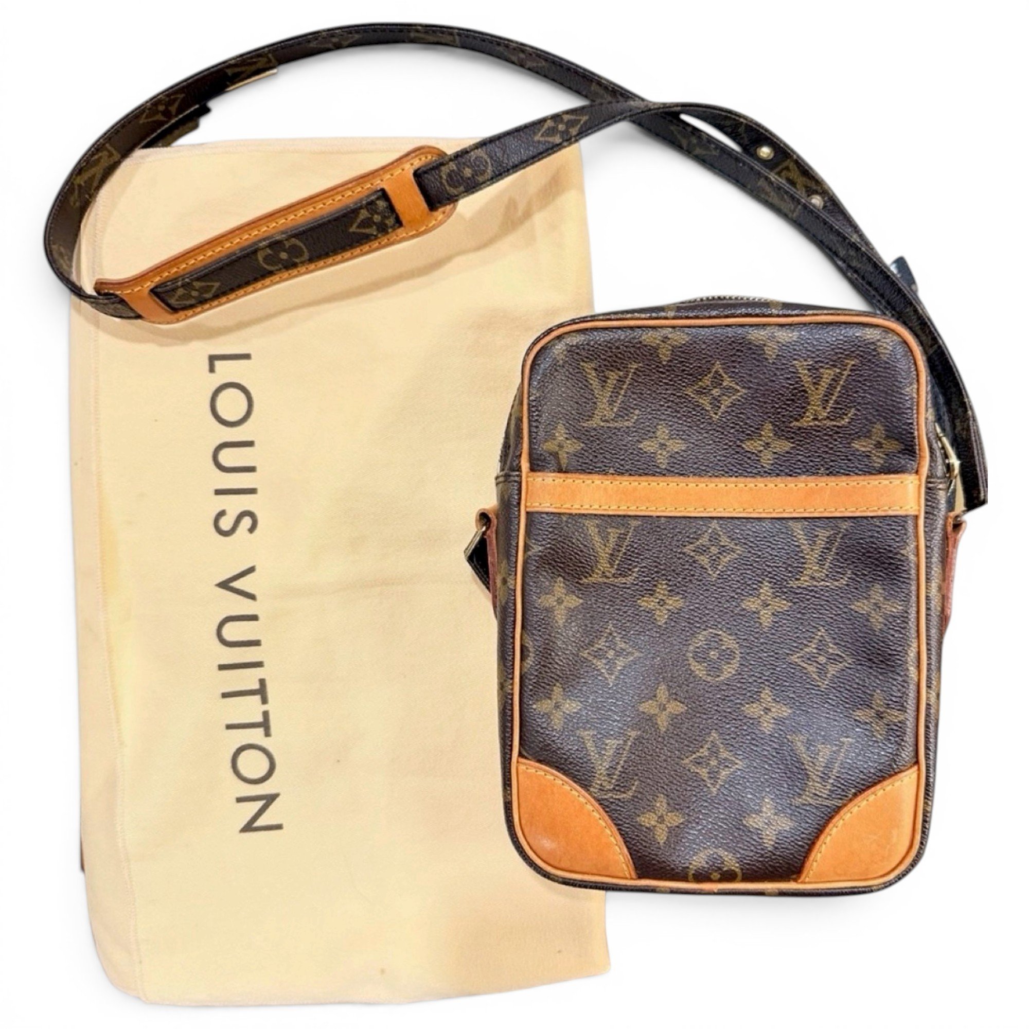 Danube leather crossbody bag