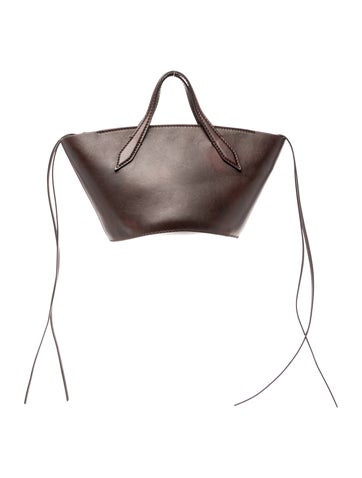 Leather Top Handle Bag
