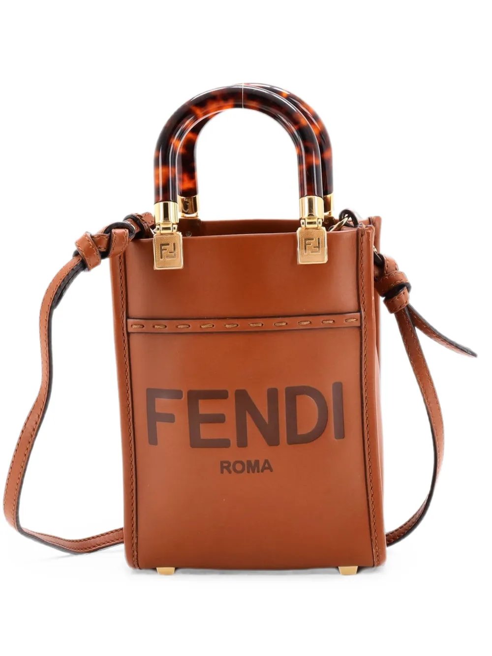 Sunshine Shopper Tote Leather Mini crossbody bag