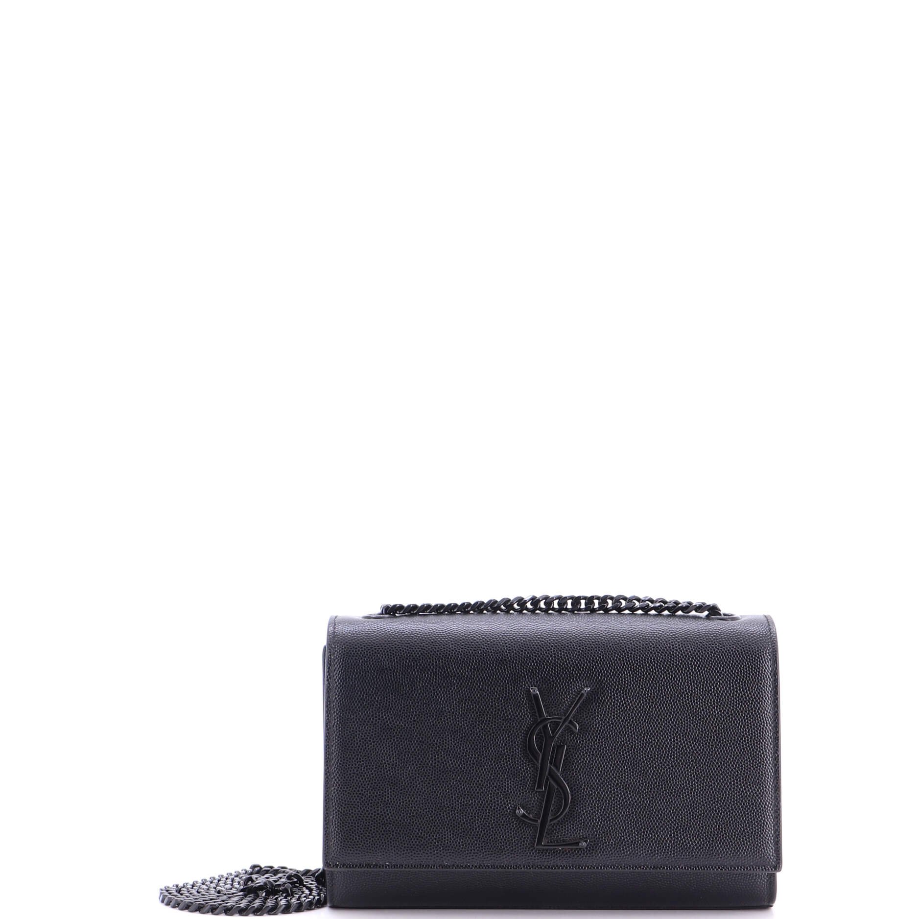 Classic Monogram Crossbody Bag Grainy Leather Small