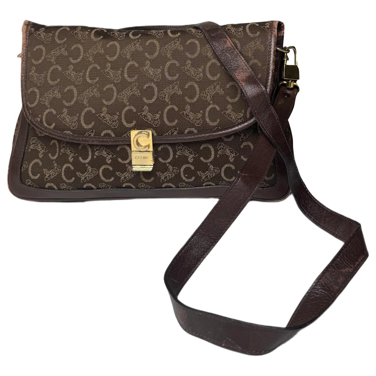 Triomphe leather handbag