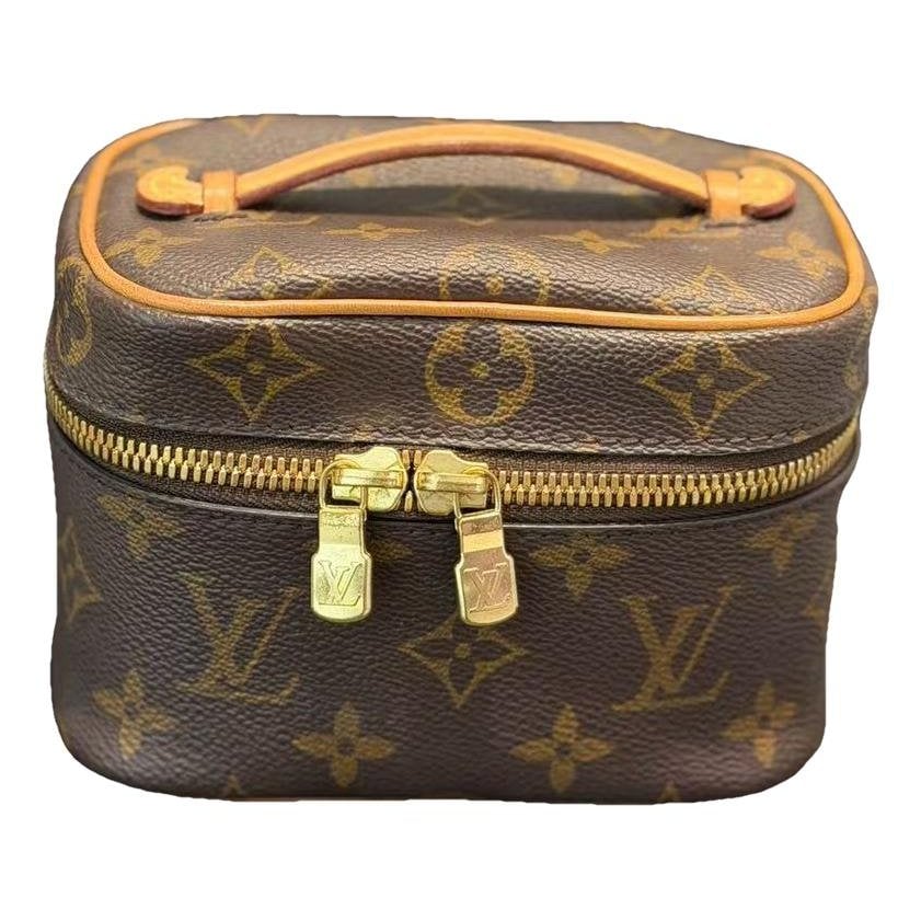 Vanity leather handbag