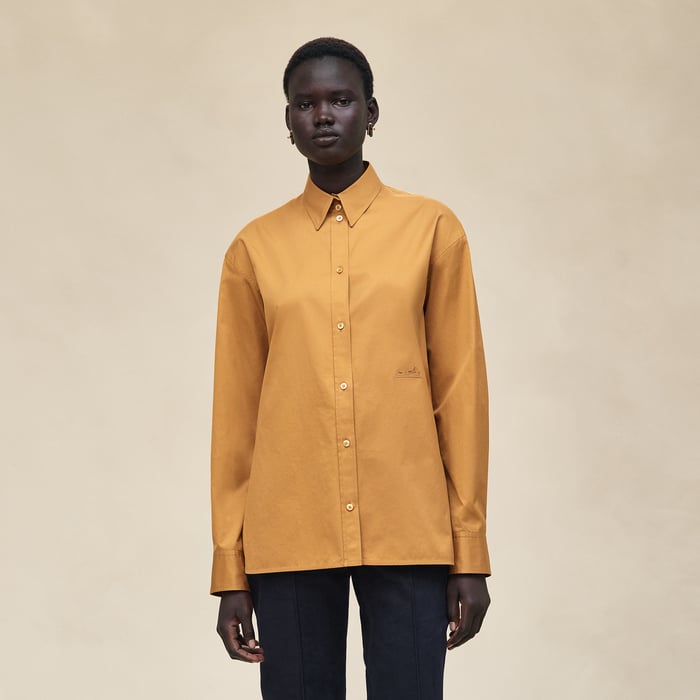 Marron Ocre Masculine Shirt