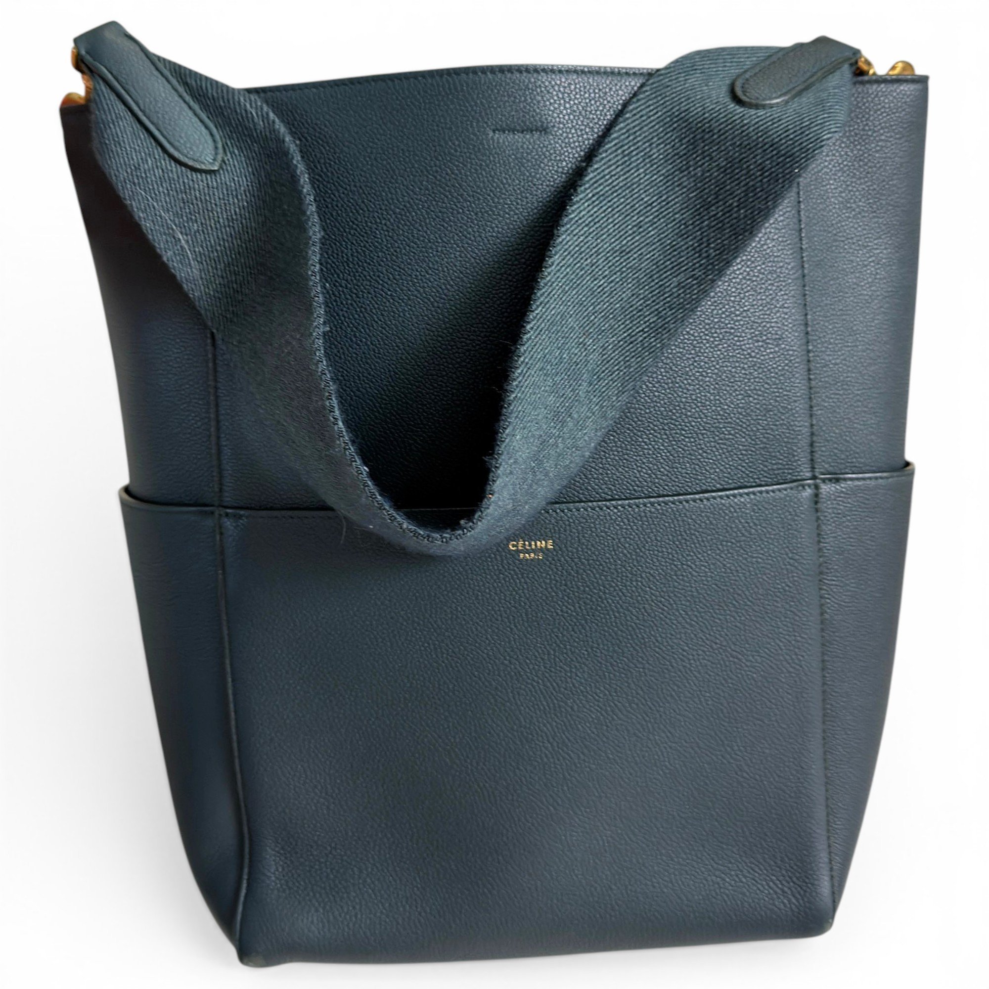 Seau Sangle leather tote