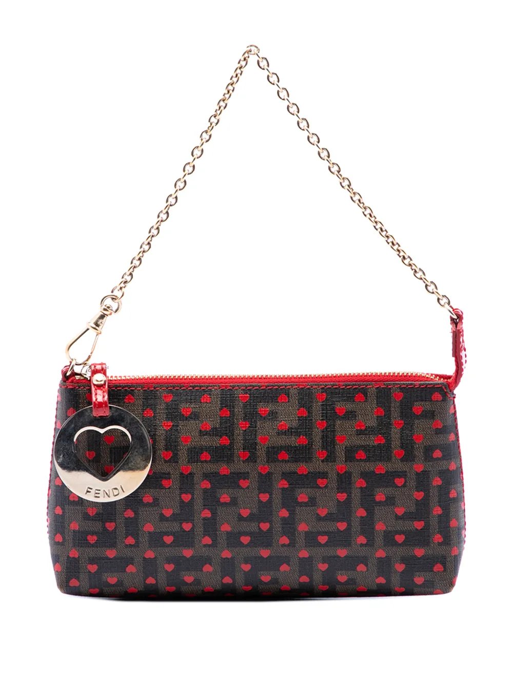 2010-2026 Zucca Spalmati Hearts Chain Pochette shoulder bag