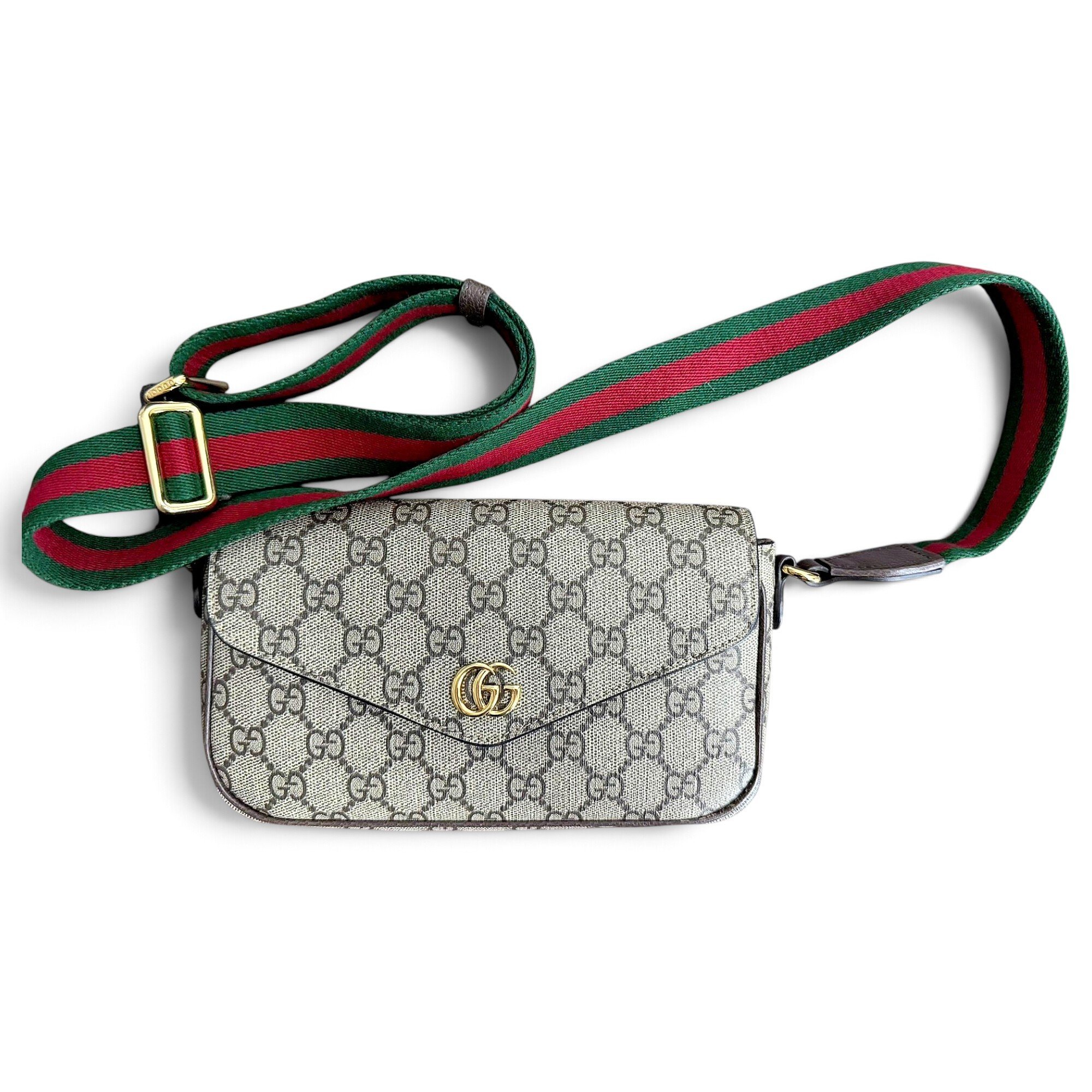 Ophidia leather clutch bag