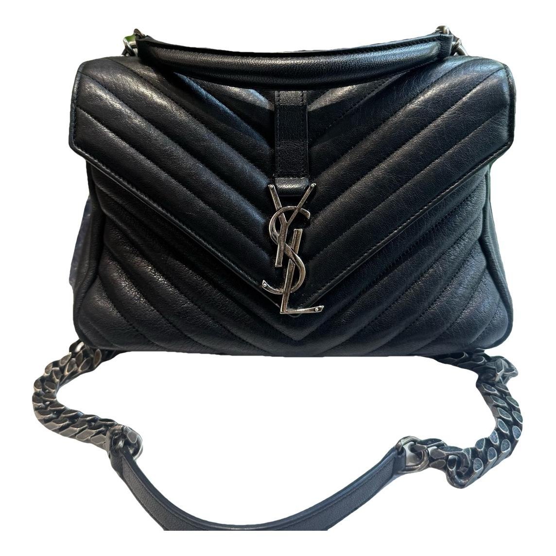 Collége monogramme leather handbag