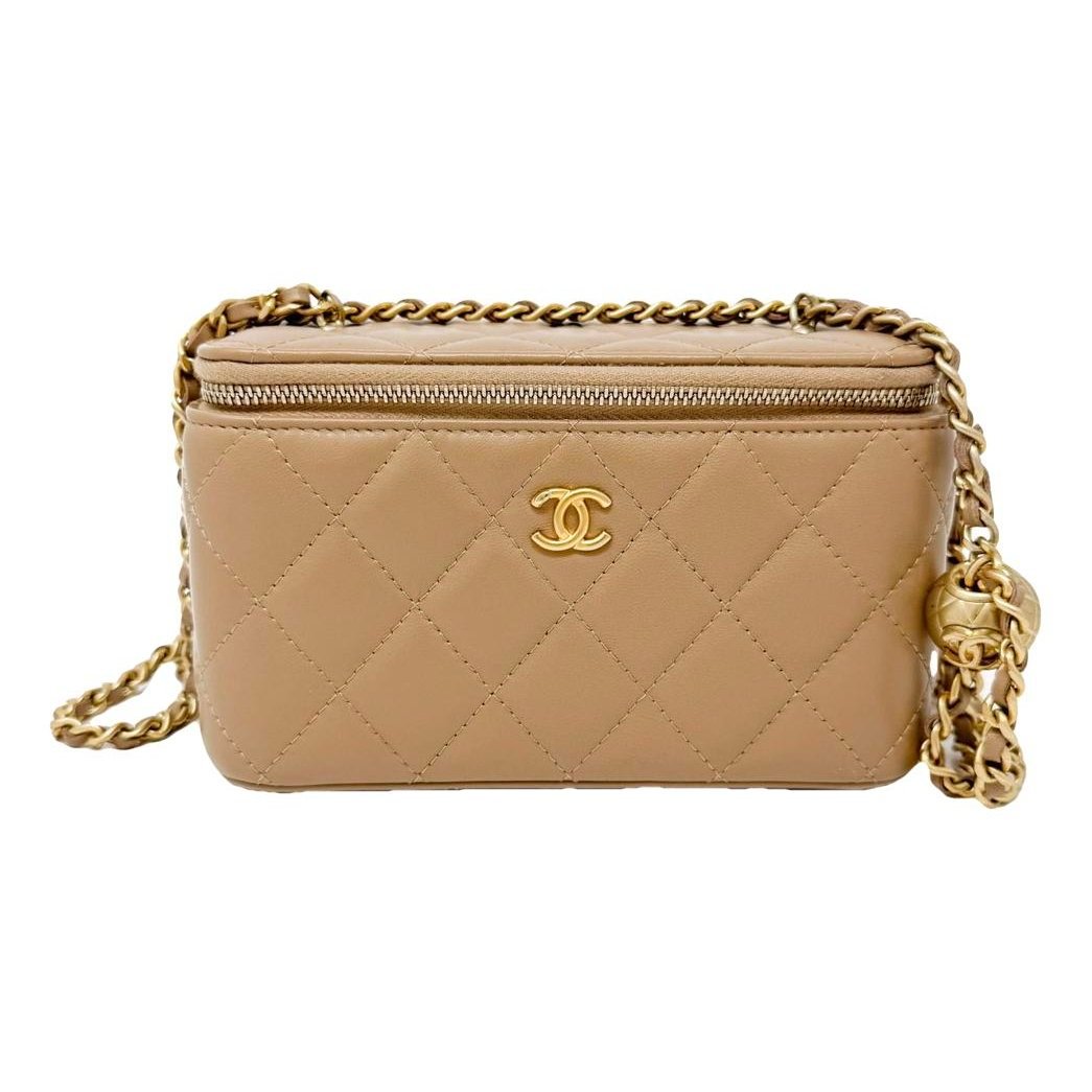 Trendy CC Vanity leather handbag