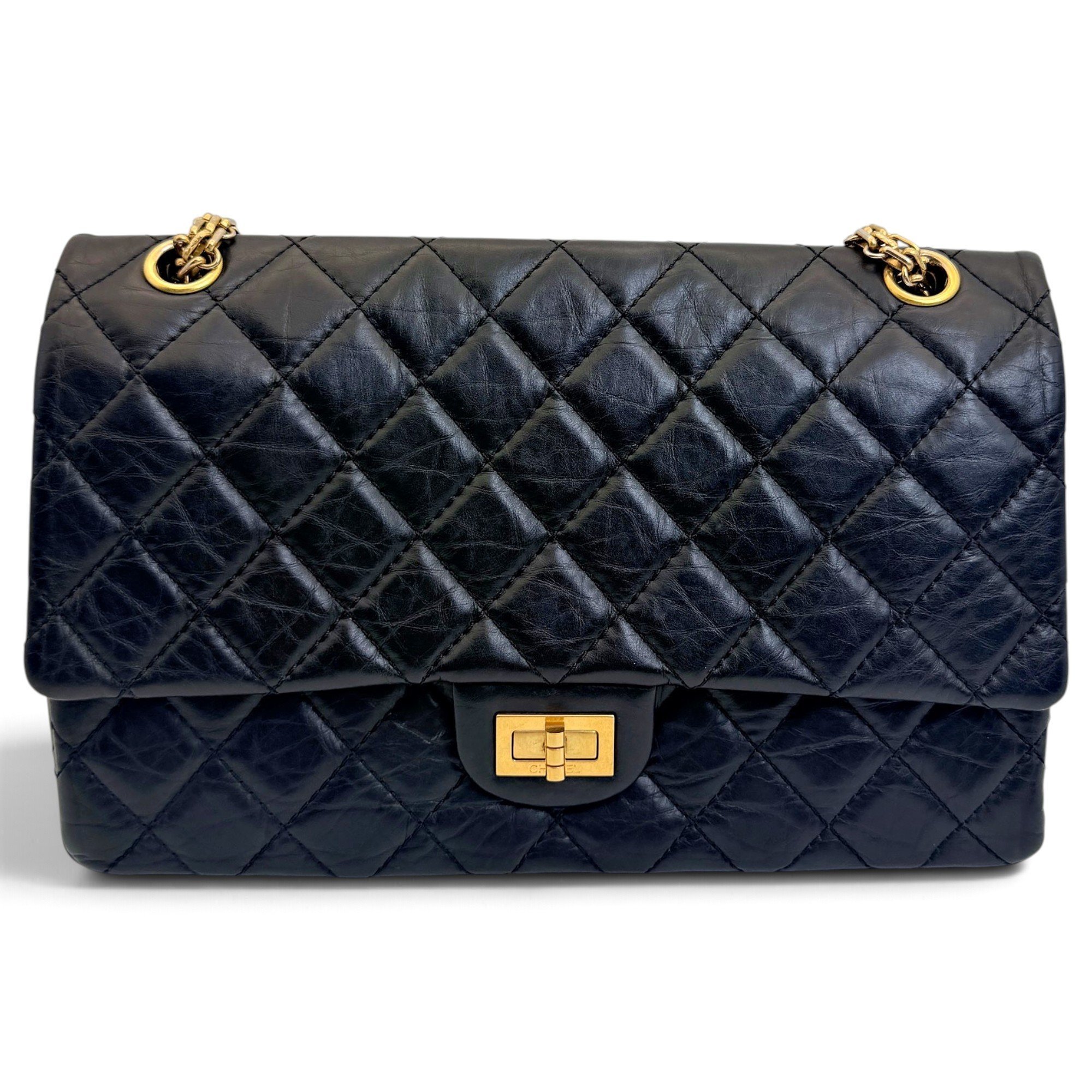 2.55 leather handbag
