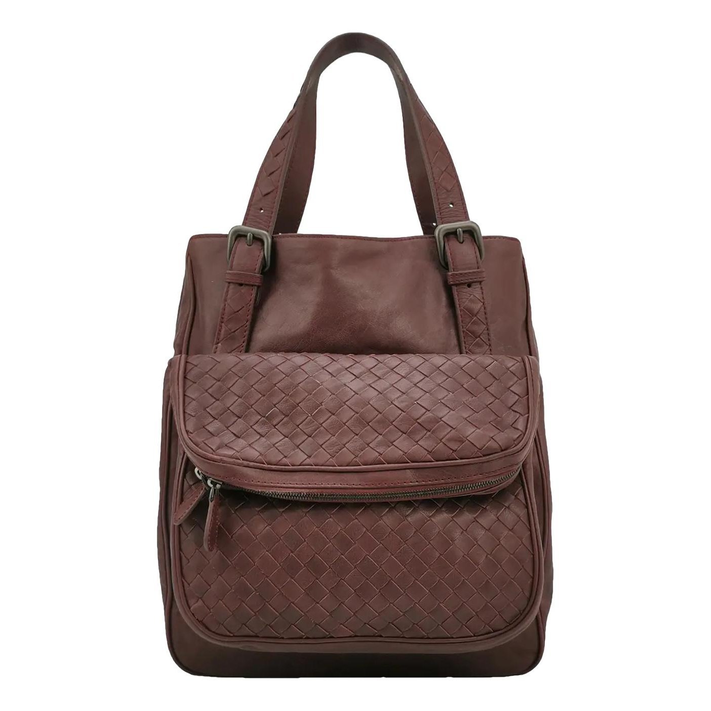 Leather handbag
