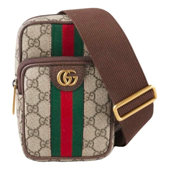 Ophidia cloth crossbody bag