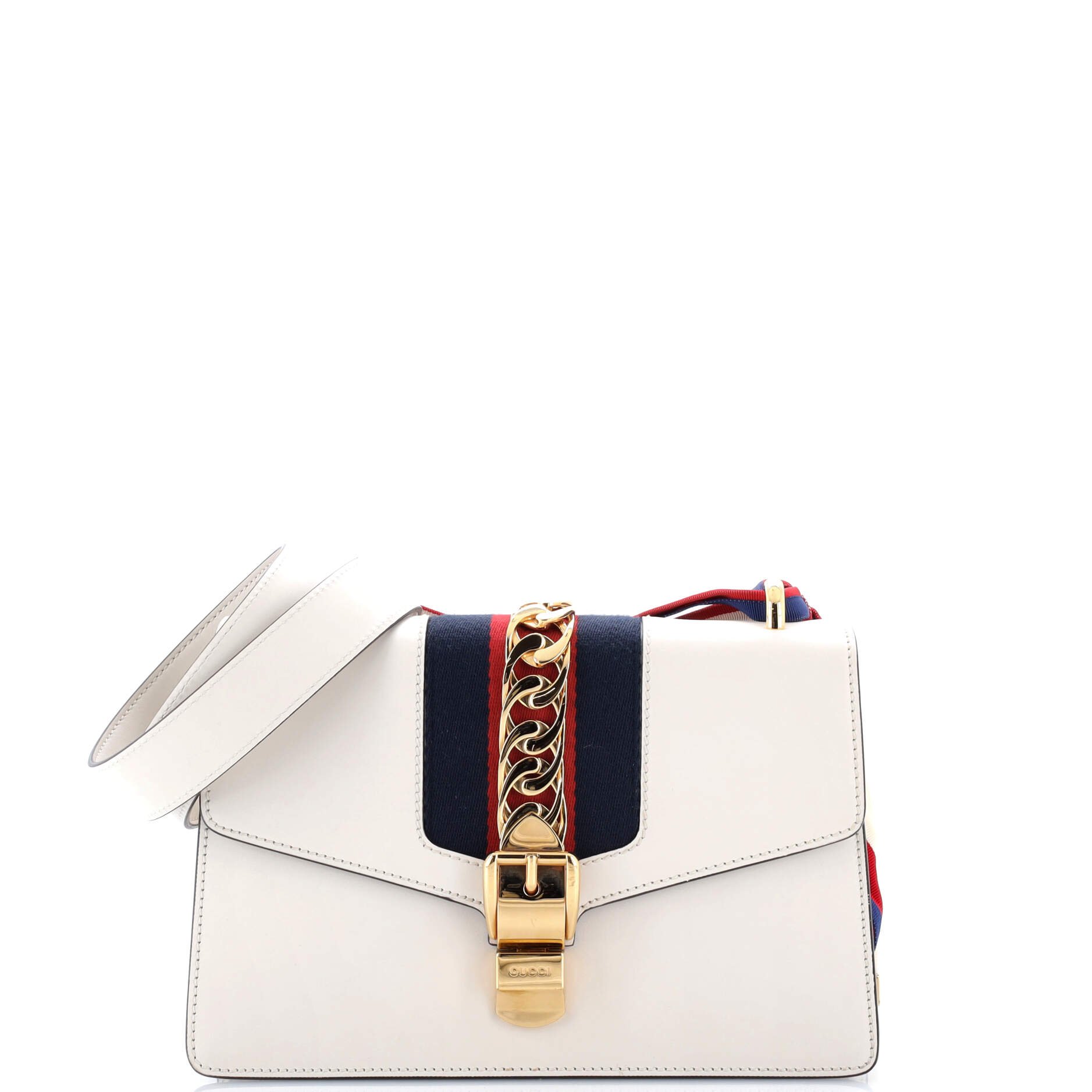 Gucci Sylvie Shoulder Bag Leather Small