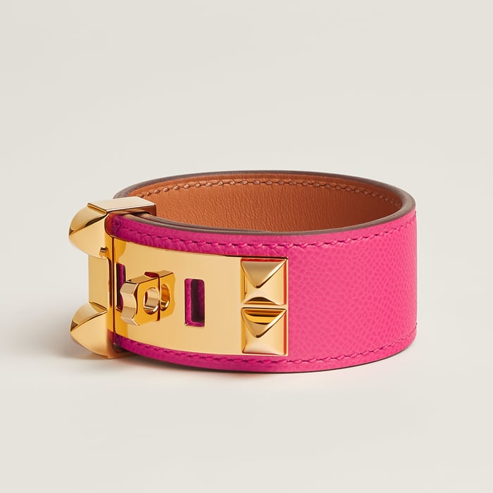 ローズ・エクストレーム レザーブレスレット 《コリエ・ド・シアン》 24
