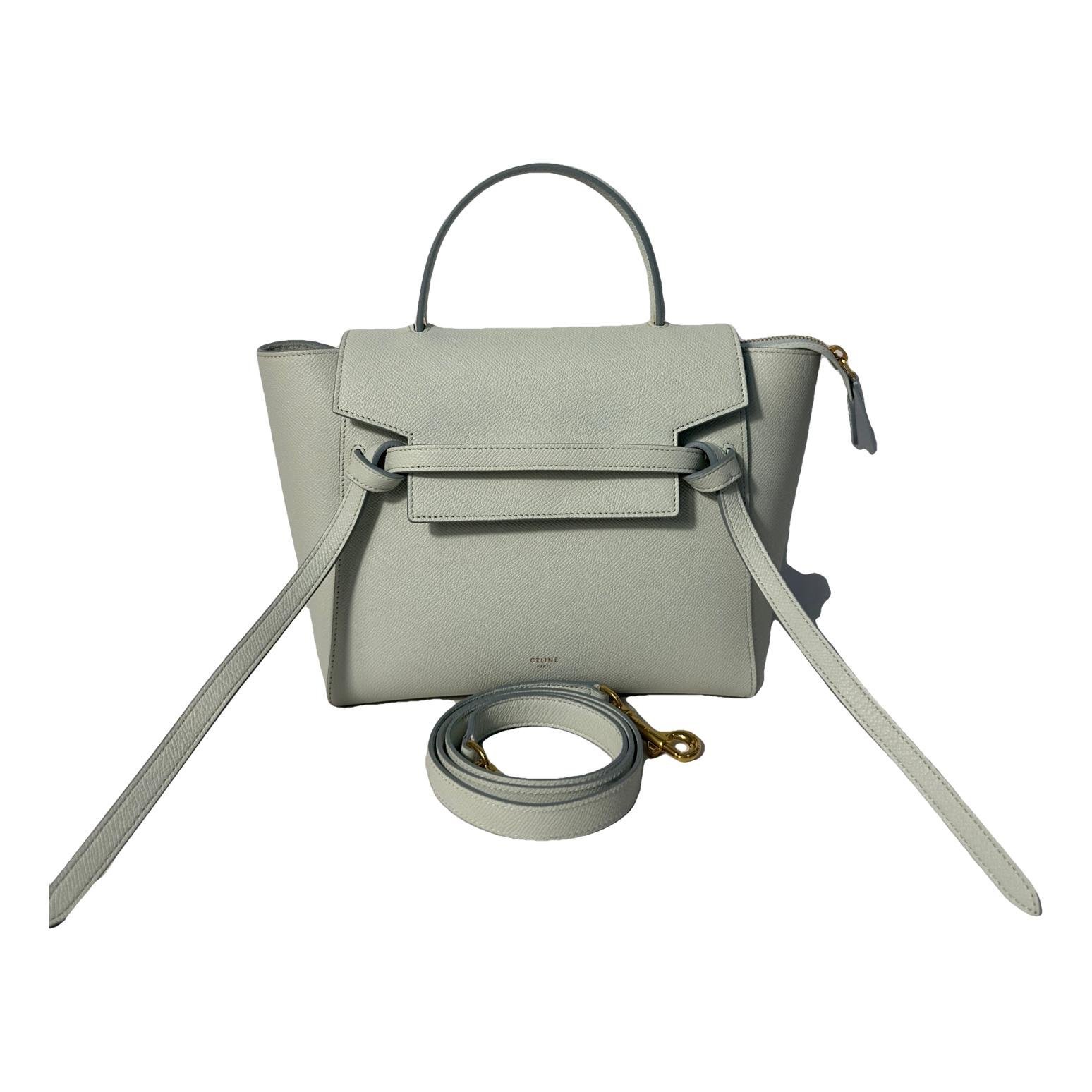 Belt leather handbag