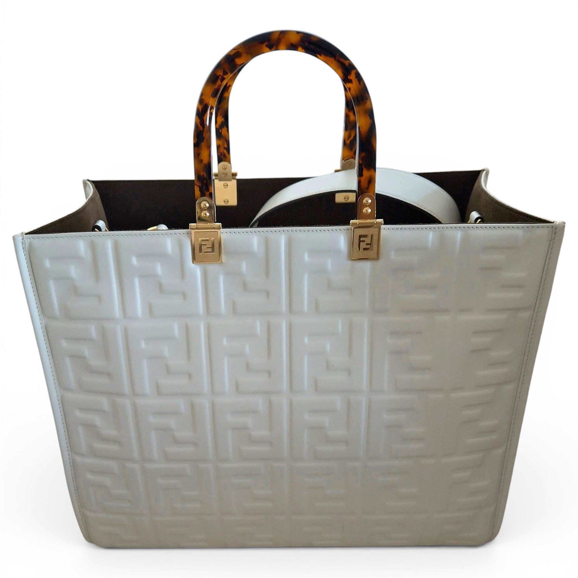 Sunshine leather tote
