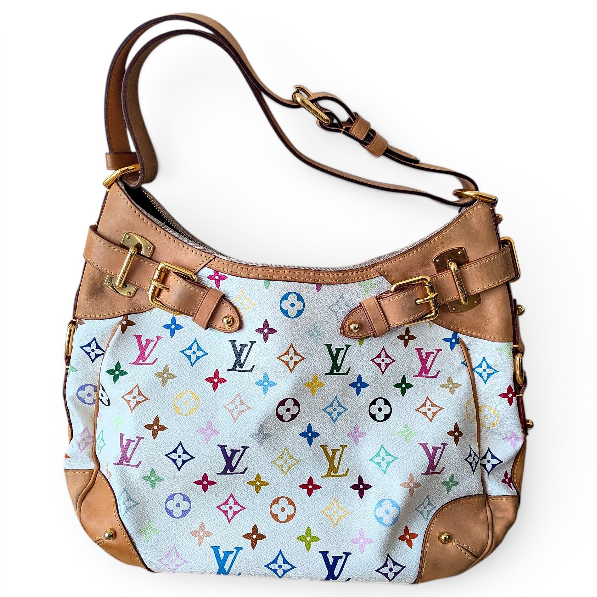 Greta leather handbag