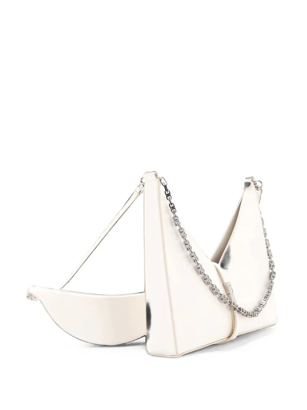 Cut Out Shoulder Bag Leather Small hobo bag