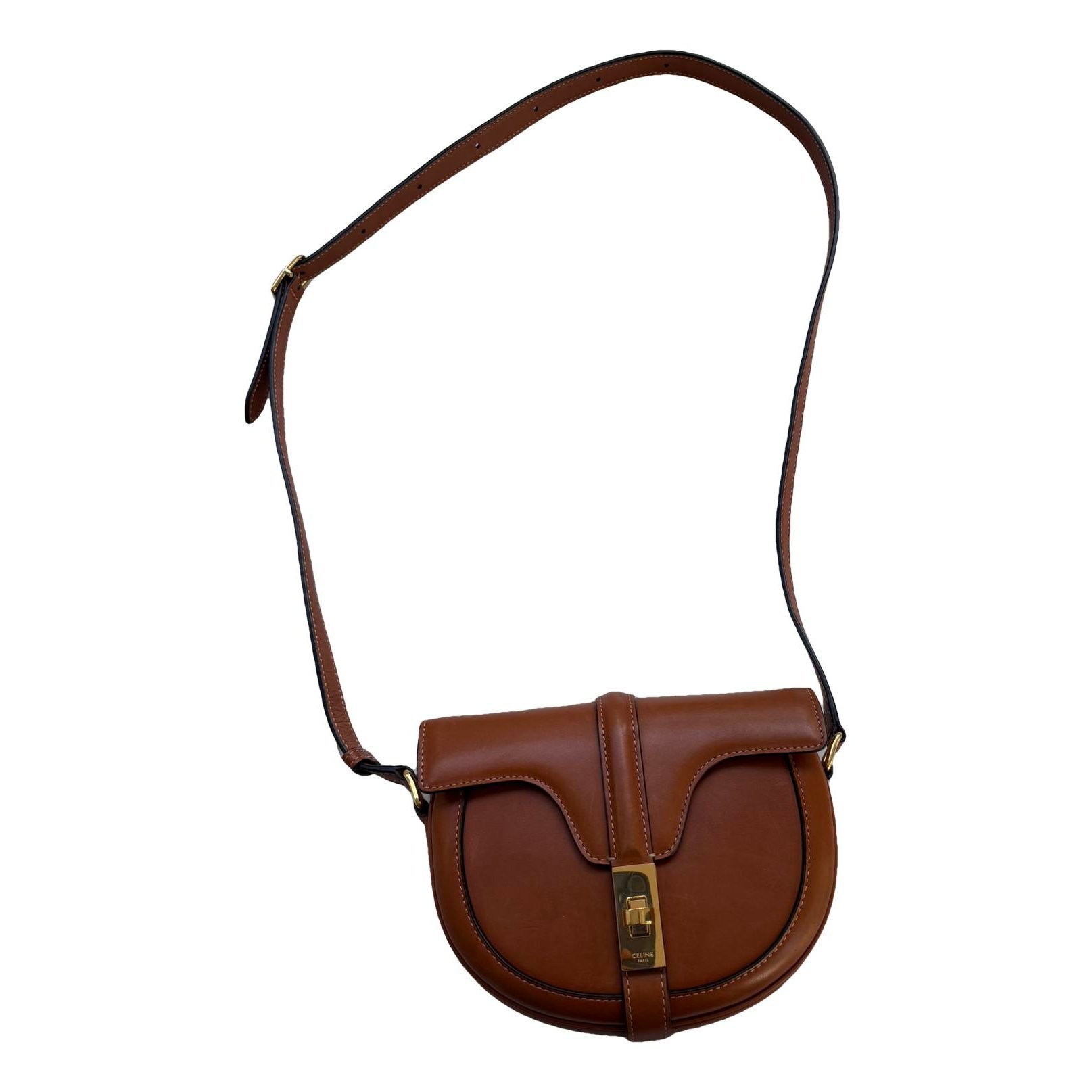 SAC 16 BESACE leather handbag
