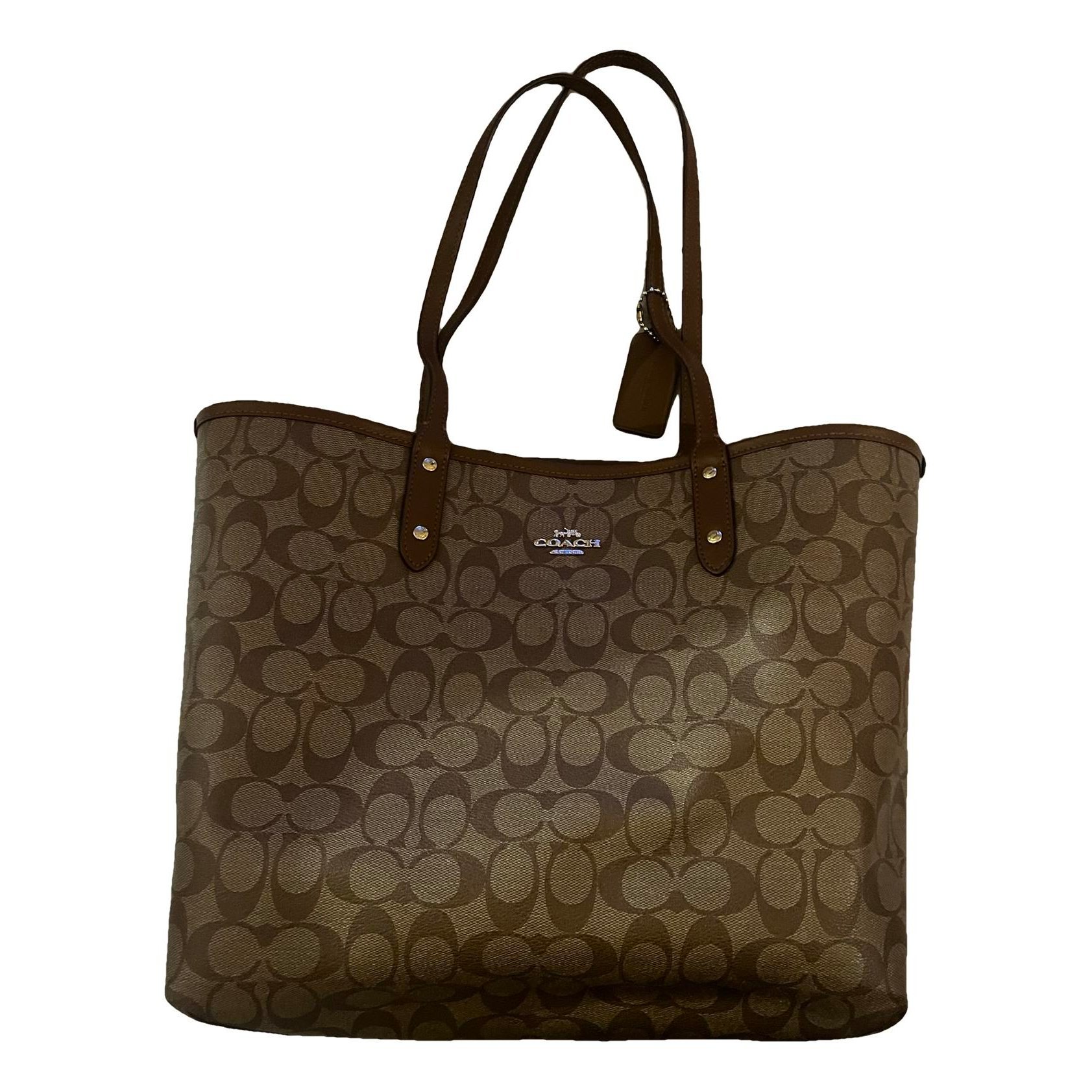 CITY ZIP TOTE leather tote