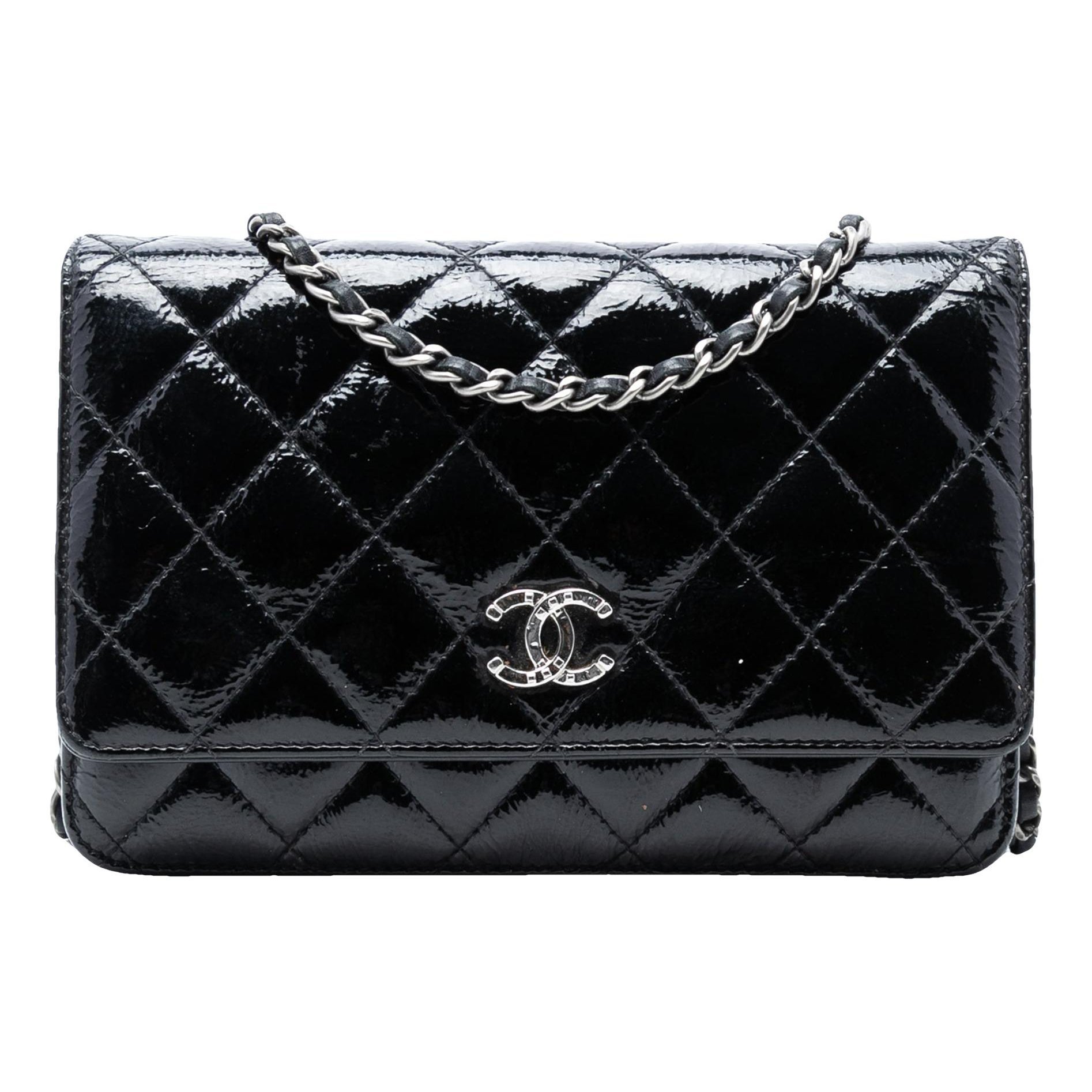Trendy CC Wallet on Chain leather crossbody bag