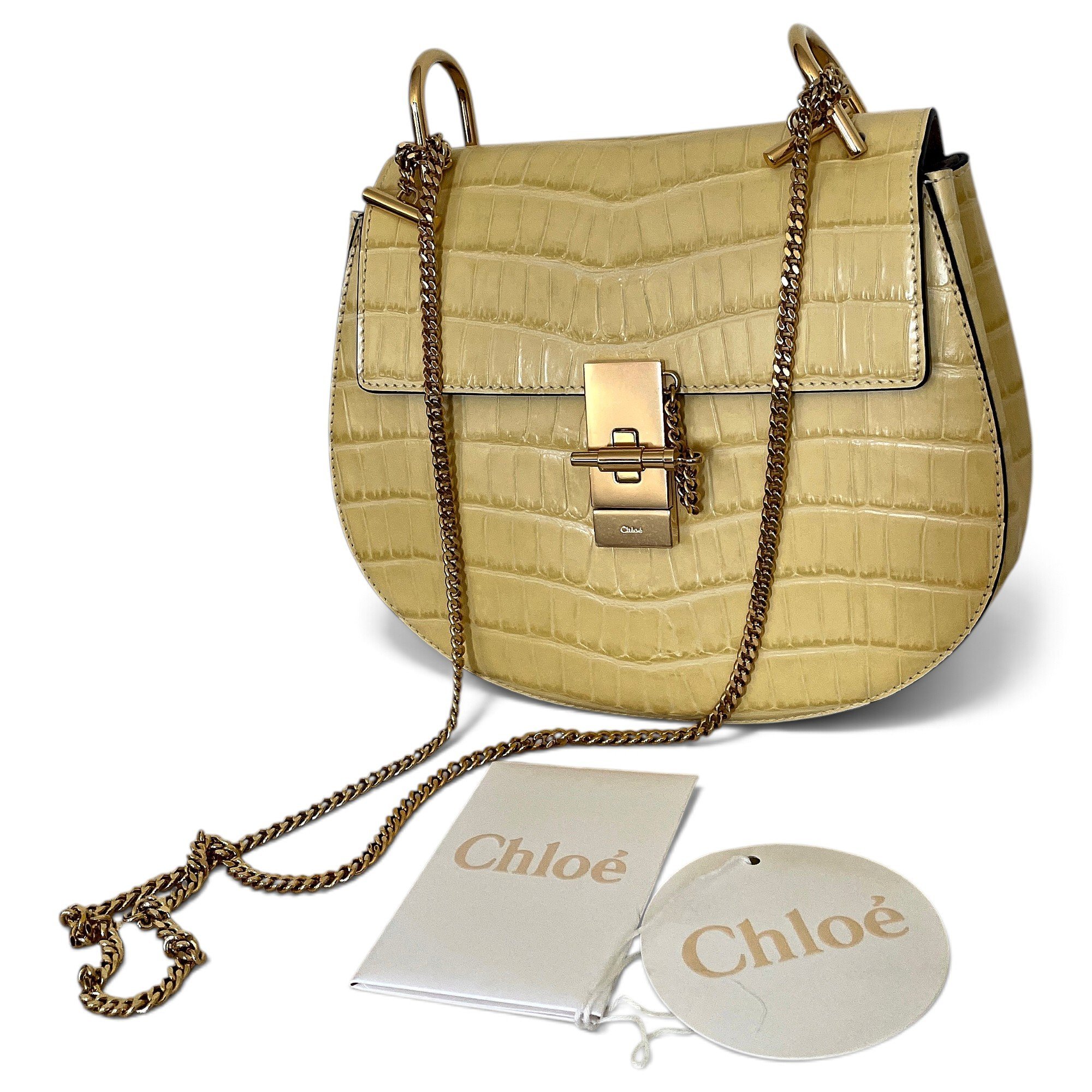 Drew leather crossbody bag