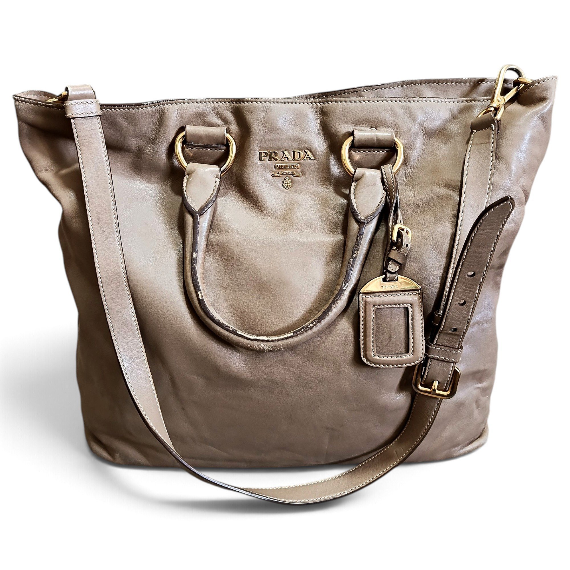 Leather handbag
