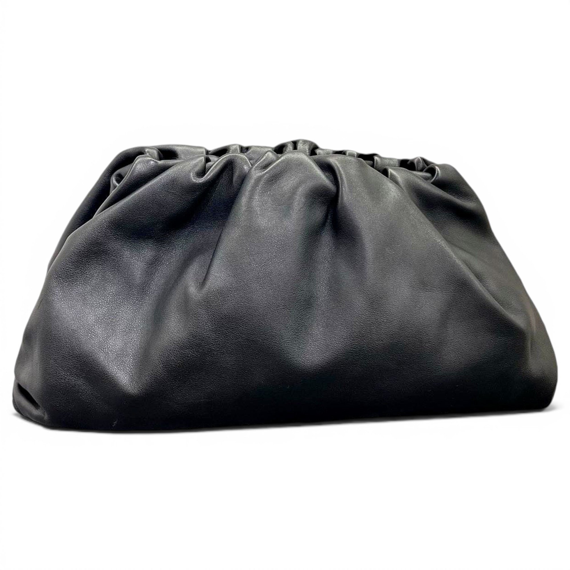 Pouch leather handbag