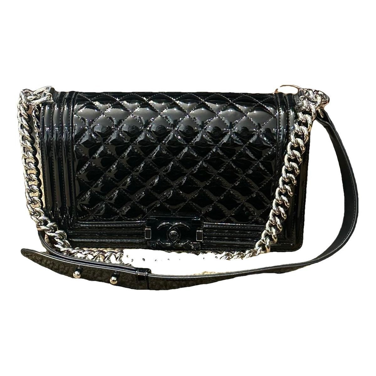 Boy patent leather handbag