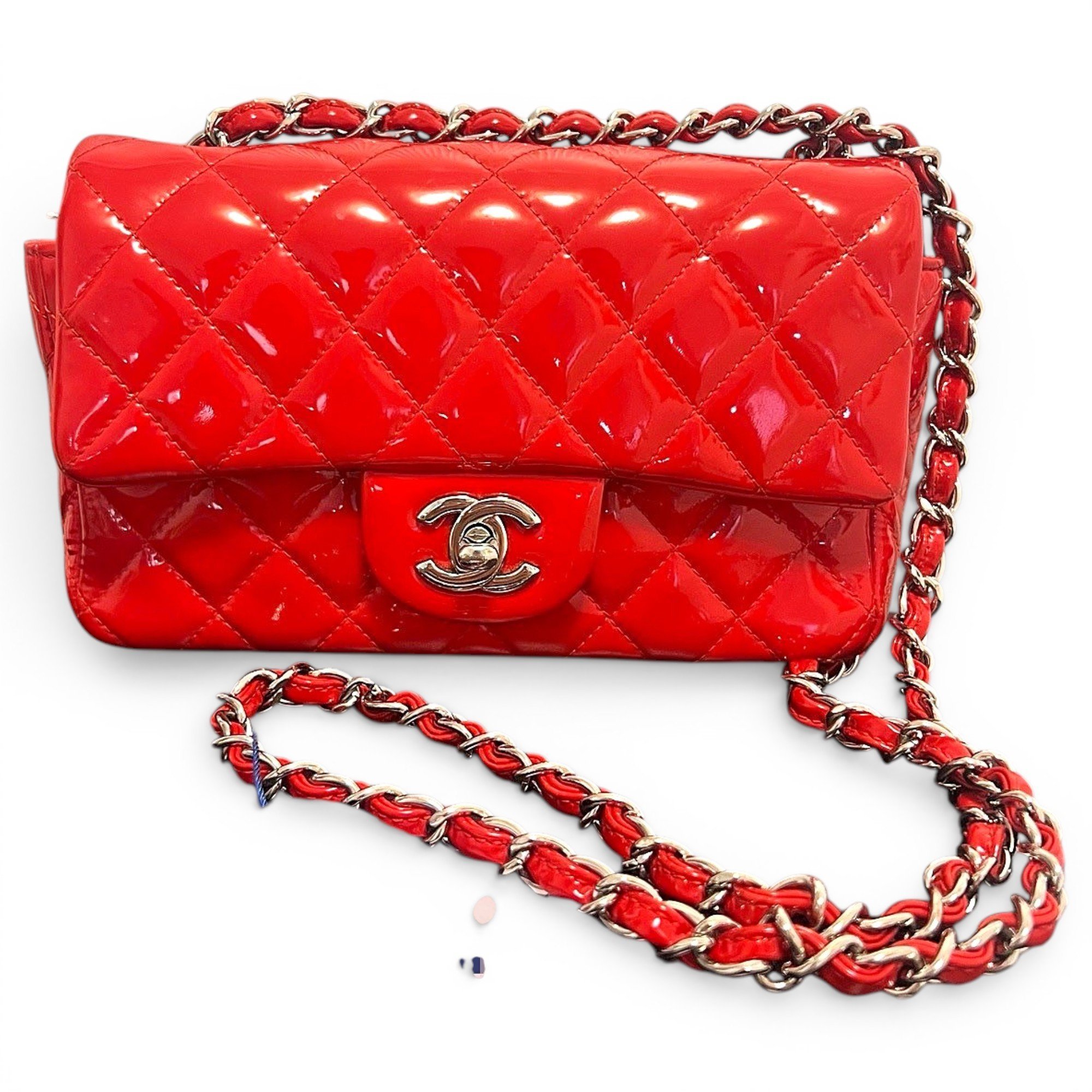 Timeless/Classique patent leather handbag