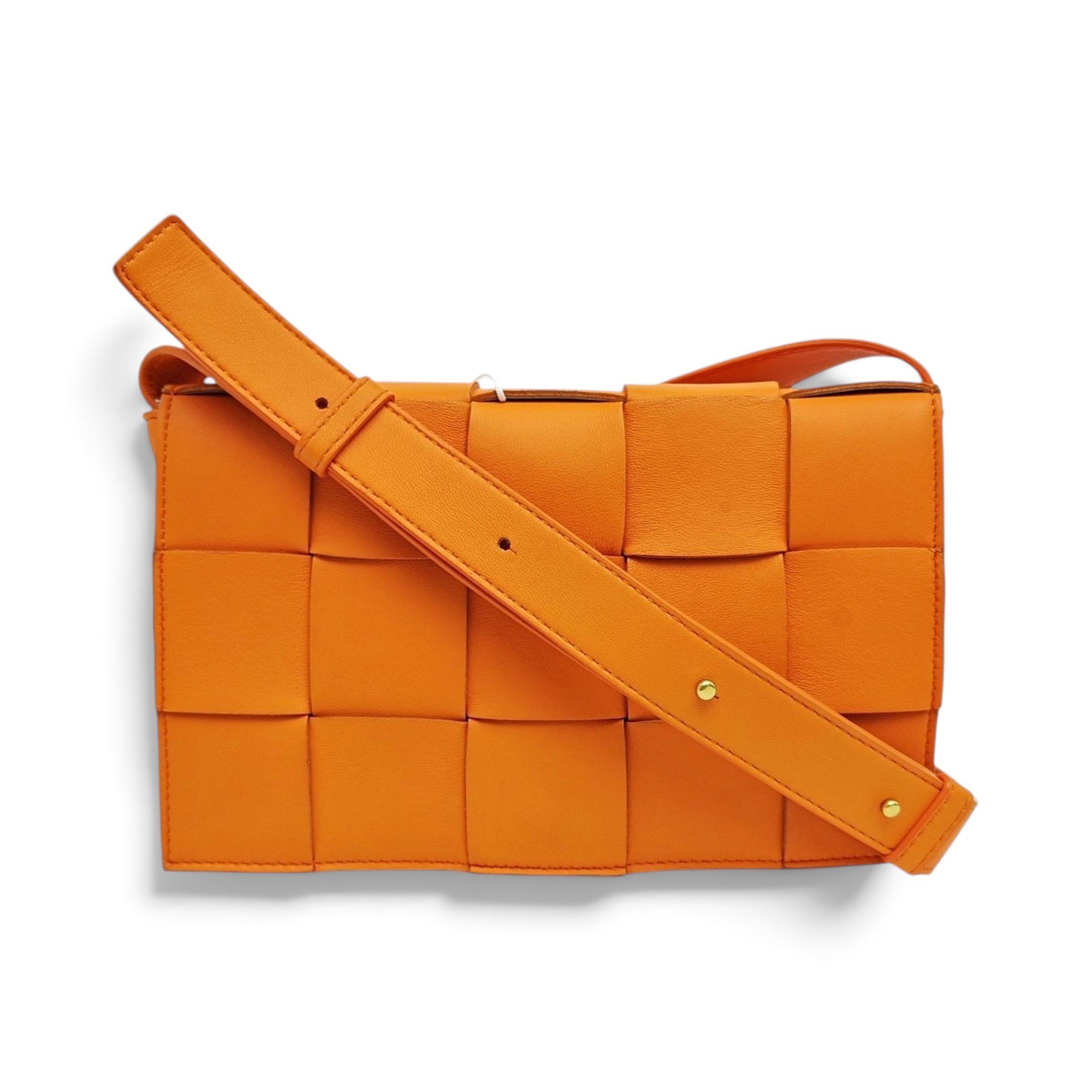 Cassette leather handbag