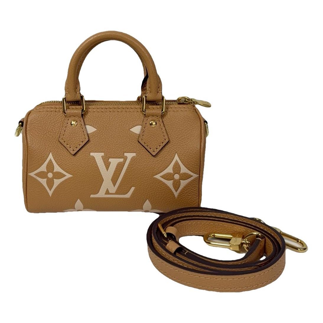 Nano Speedy / Mini HL leather handbag