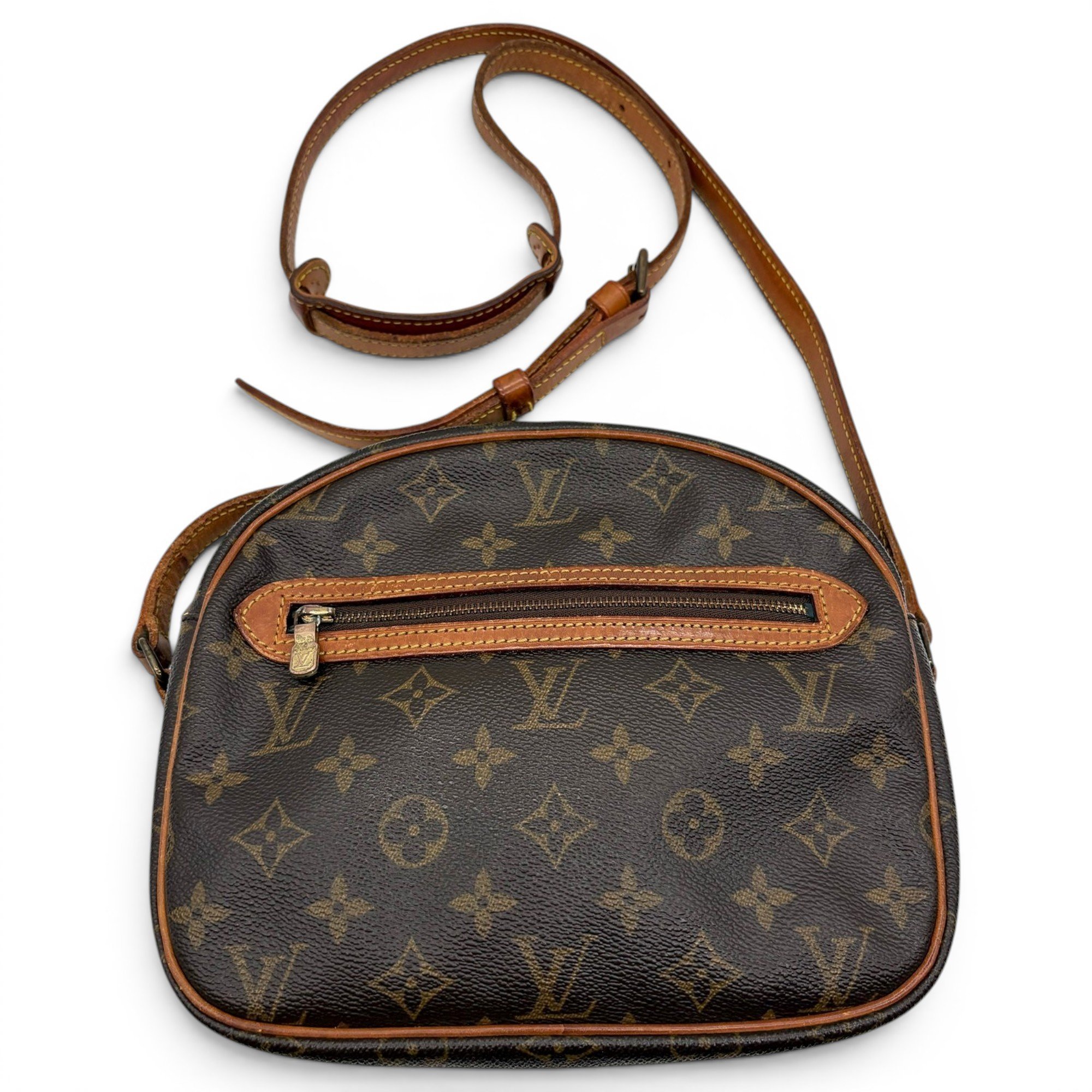 Senlis leather crossbody bag