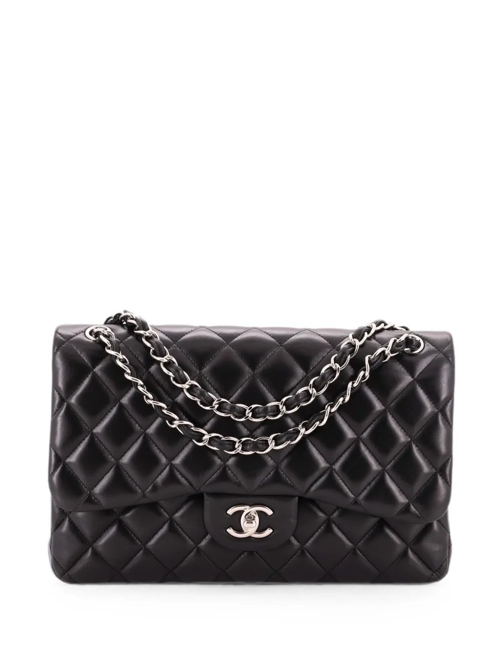 Classic Double Flap Bag Quilted Lambskin Jumbo shoulder bag