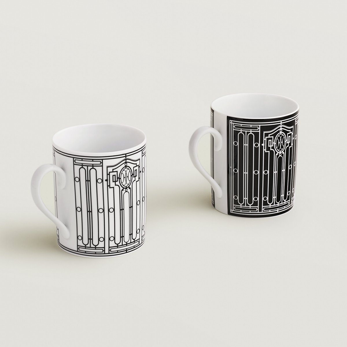 H Deco set of 2 mugs (n°1 and 2)