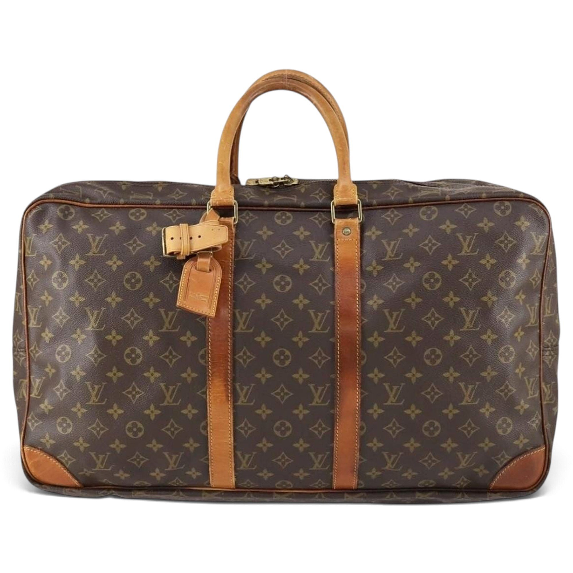 Leather bowling bag