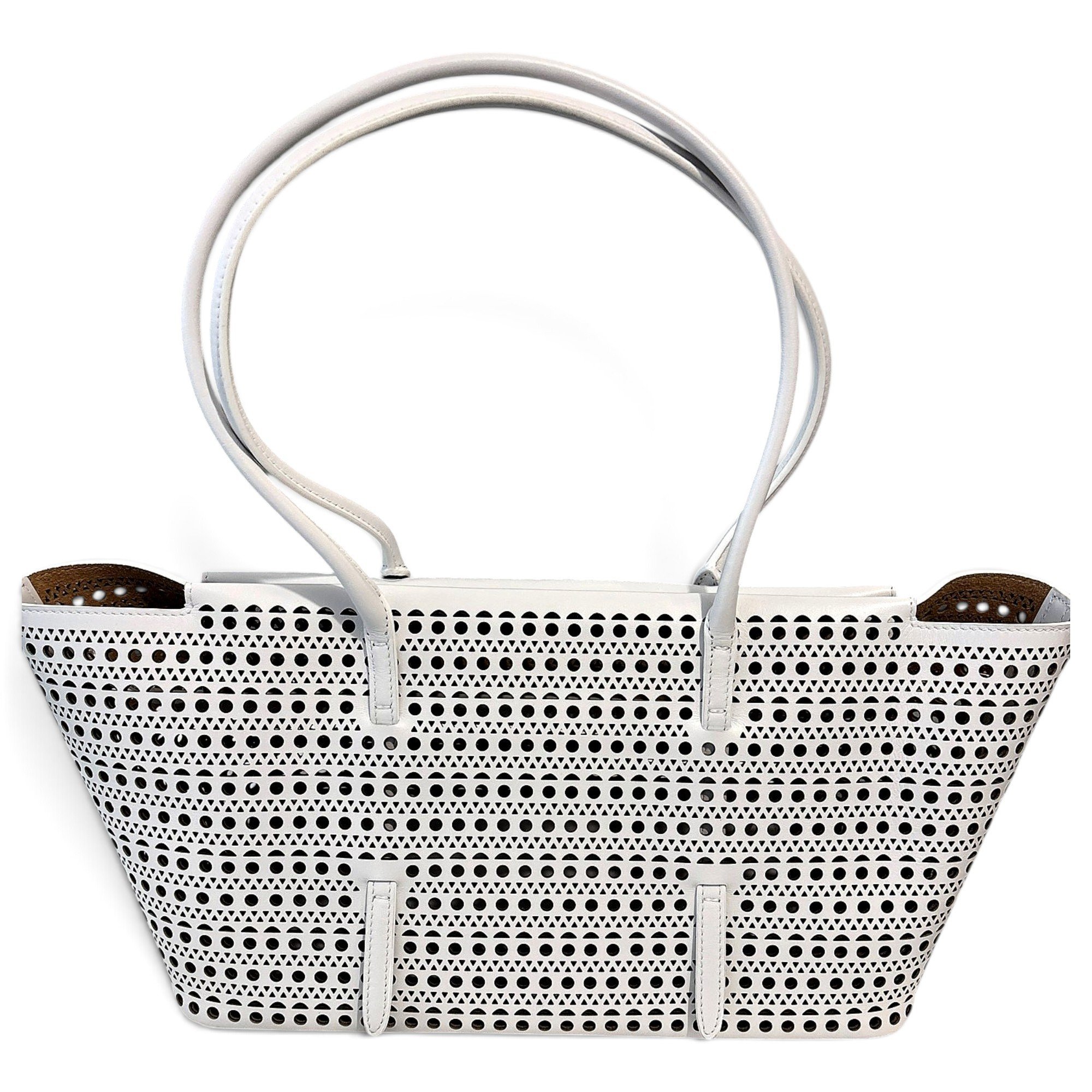 Alaia Mina leather tote