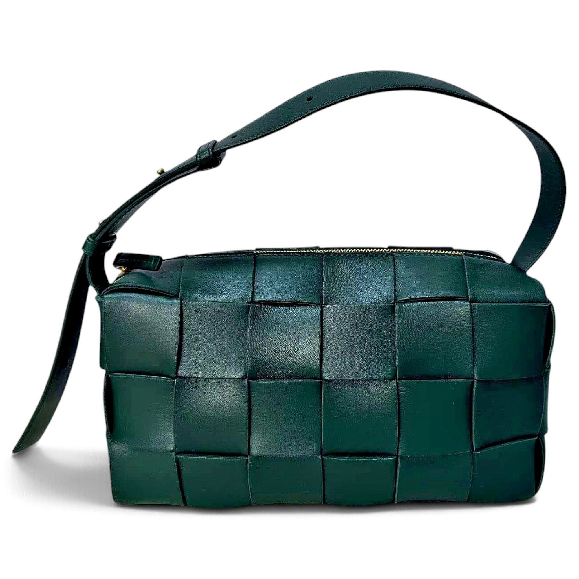 Brick Cassette leather handbag