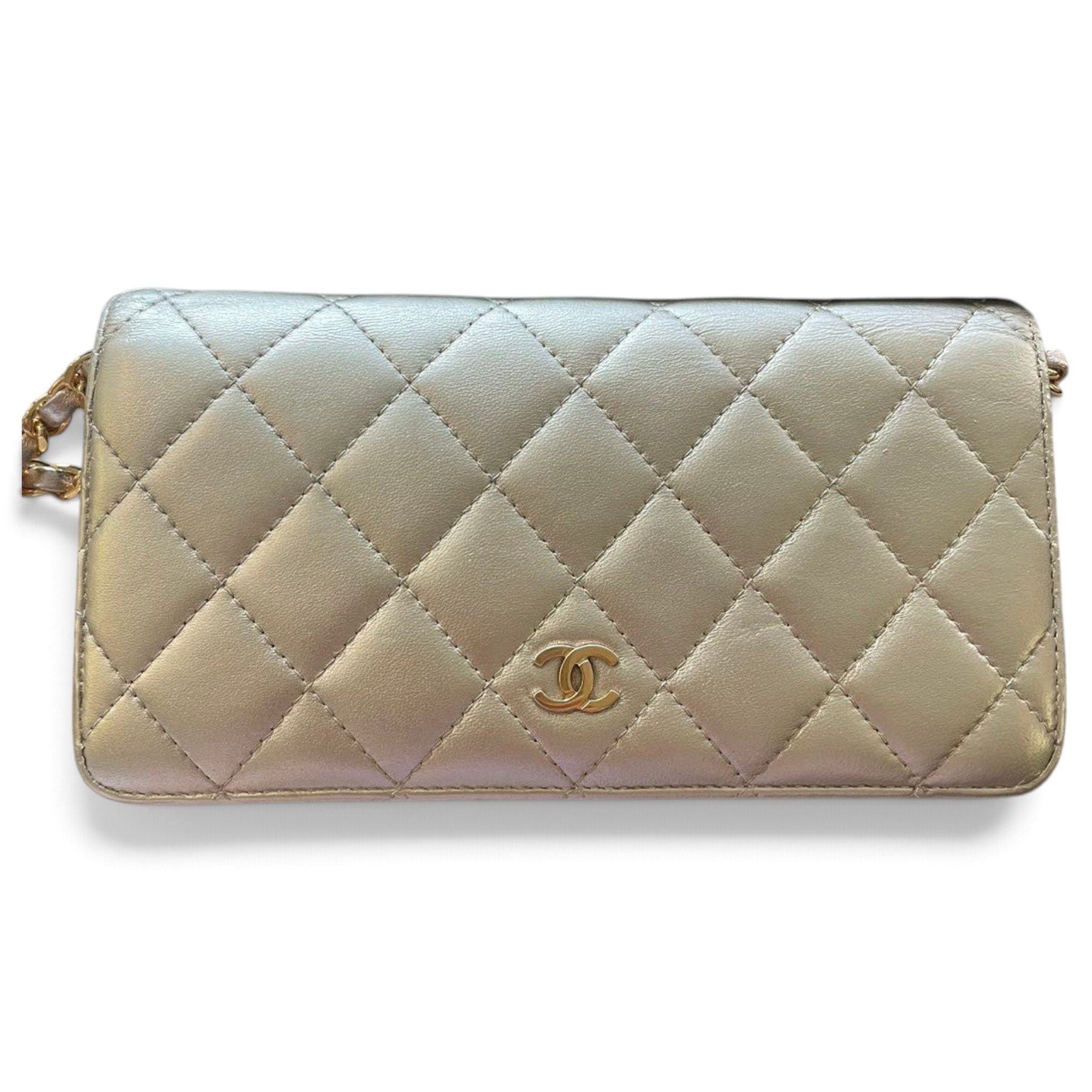 Leather clutch bag